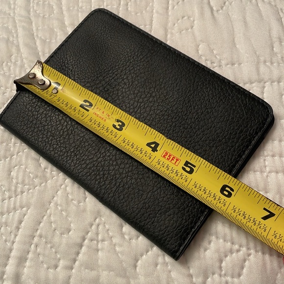 GARTNER Studio PASSPORT Holder Black Looks Like Leather Excellent Condition - Picture 8 of 9